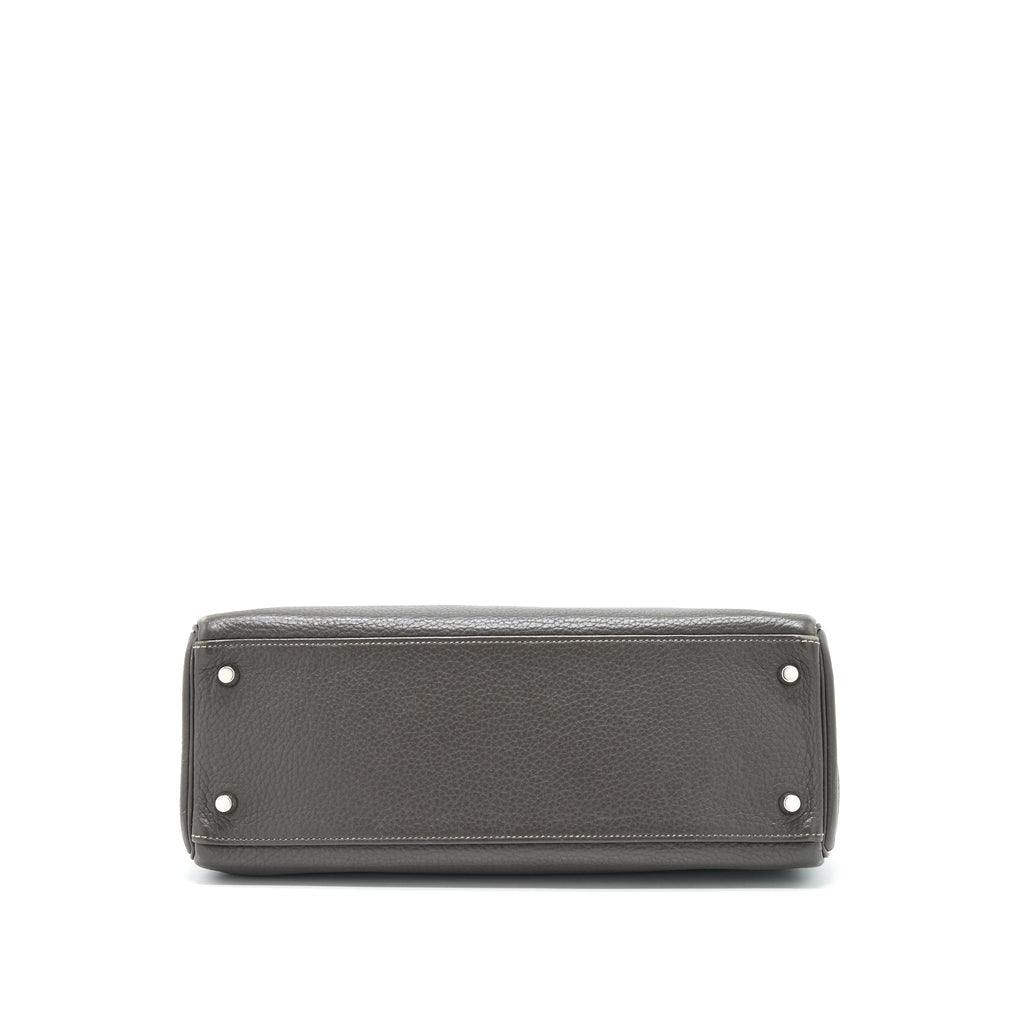 Hermes Kelly 32 Dark Grey SHW