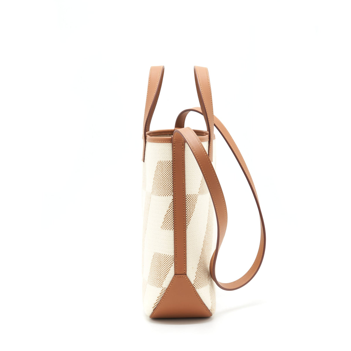 Hermes Cabas H en Biais 27 Bag Gold