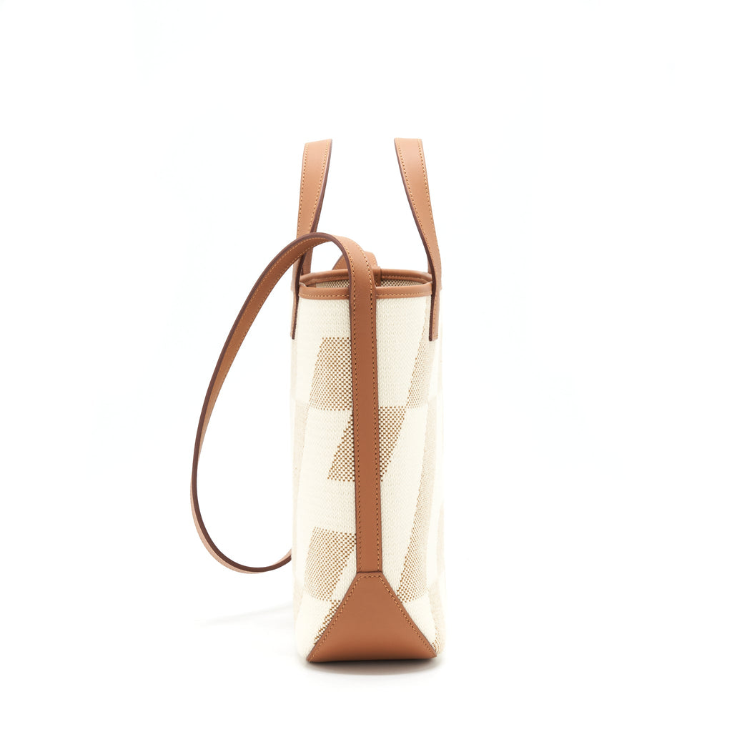 Hermes Cabas H en Biais 27 Bag Gold