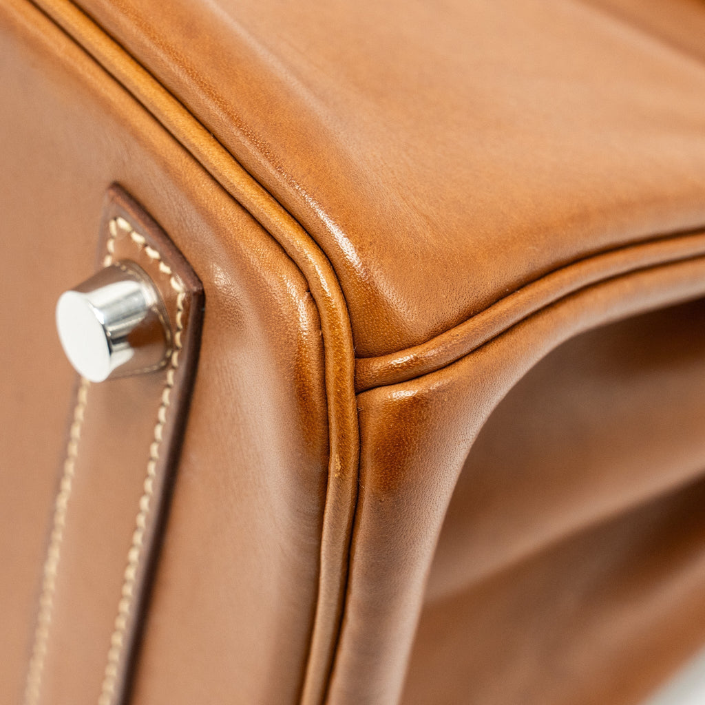 HERMES BIRKIN 25 BARENIA FAUBOURG FAUVE SHW