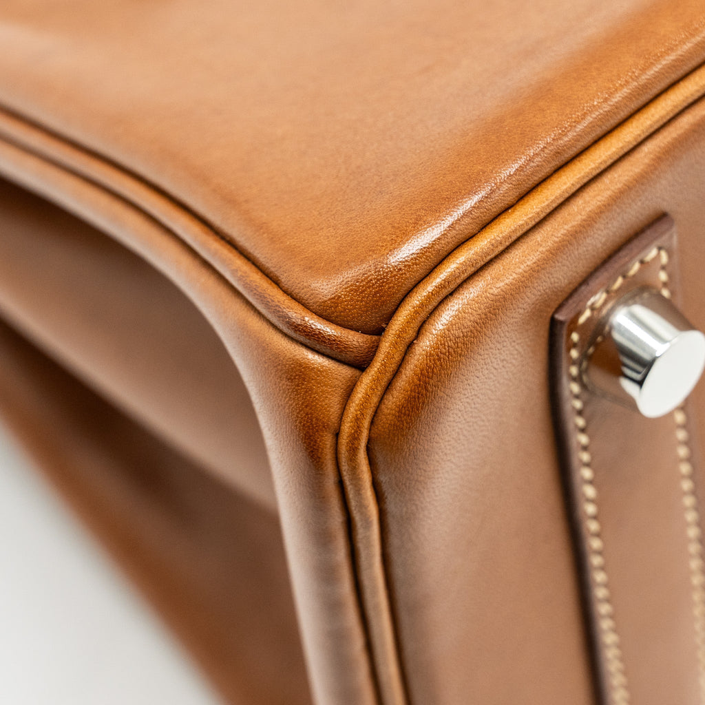 HERMES BIRKIN 25 BARENIA FAUBOURG FAUVE SHW