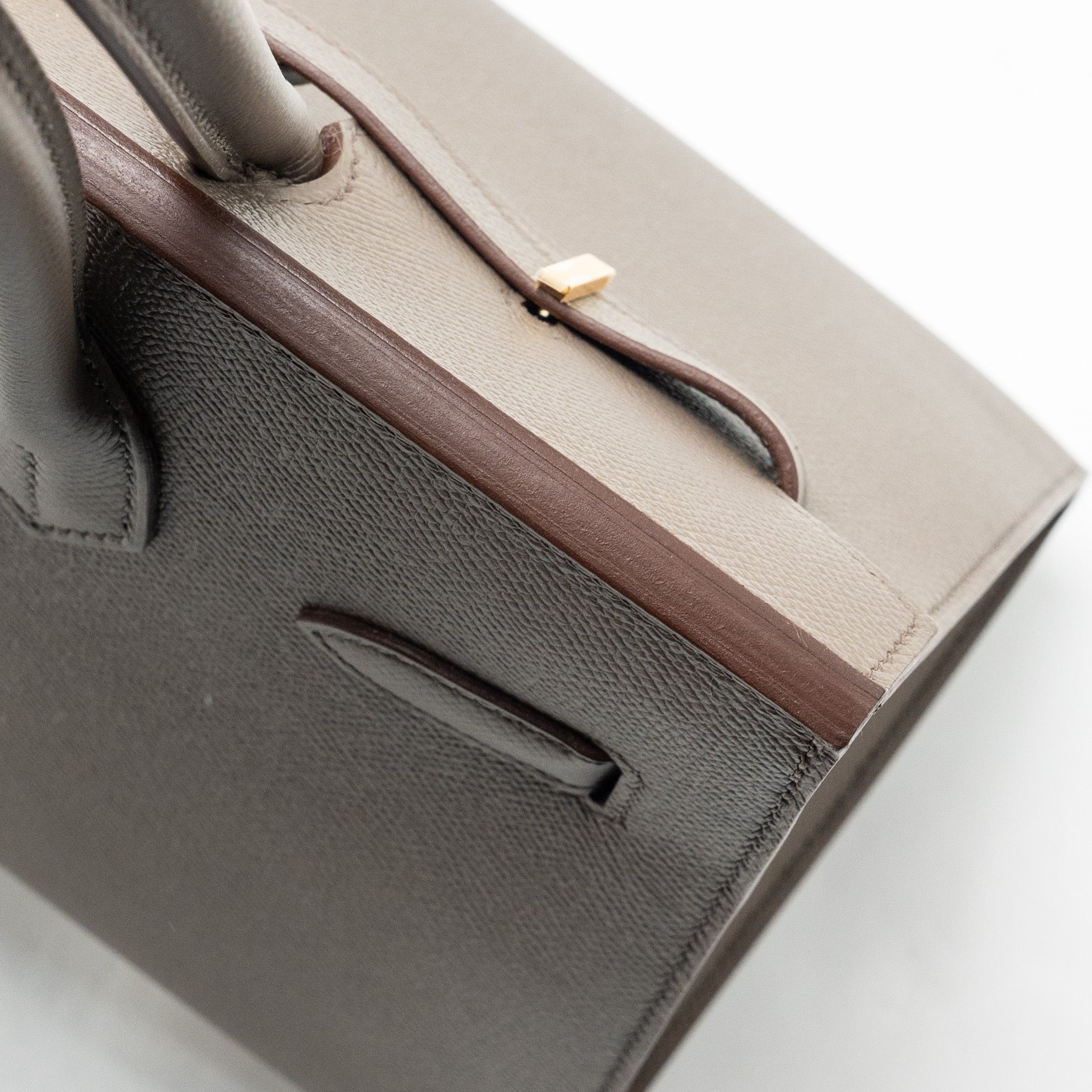 HERMES BIRKIN 30 SELLIER EPSOM GRIS ETAIN GHW