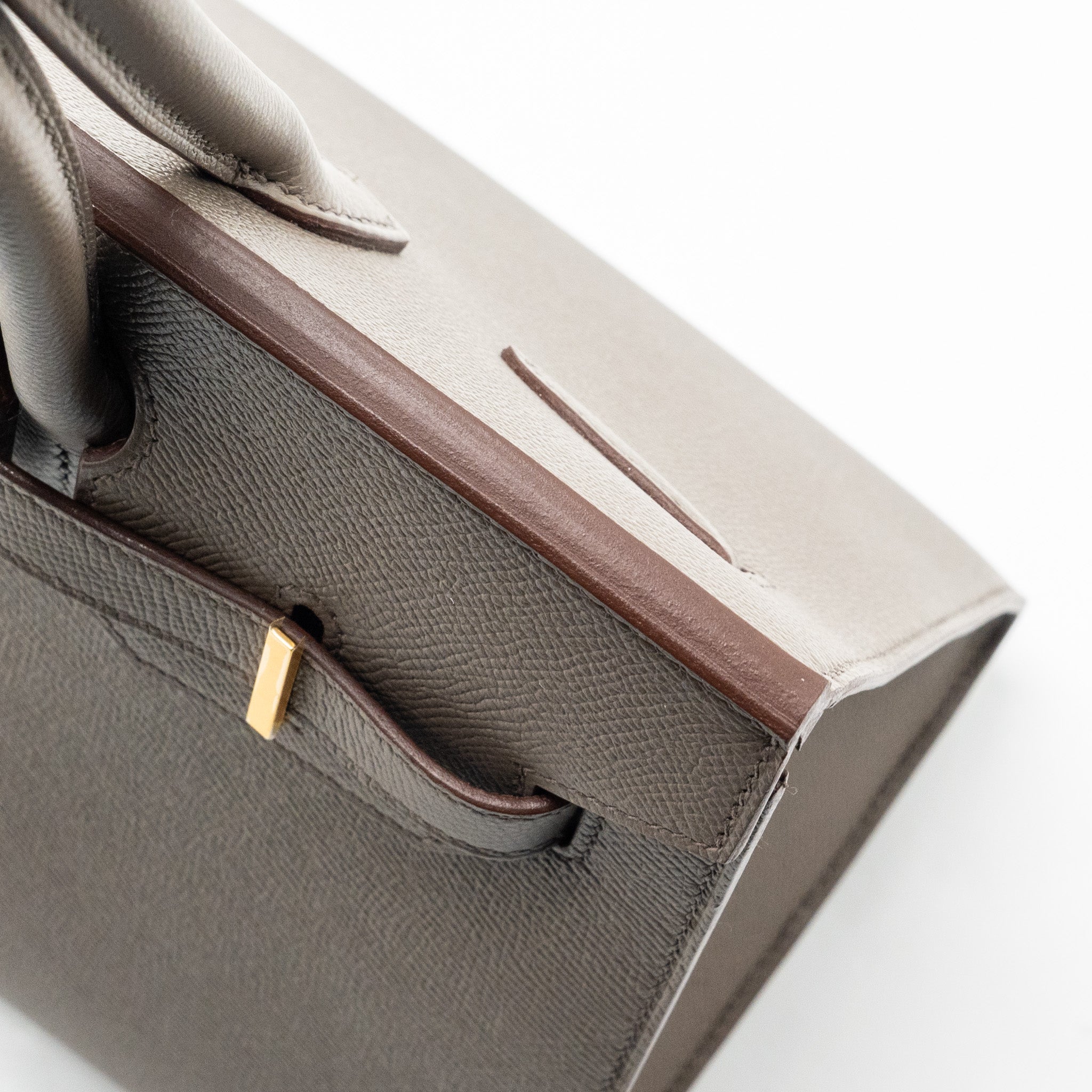 HERMES BIRKIN 30 SELLIER EPSOM GRIS ETAIN GHW