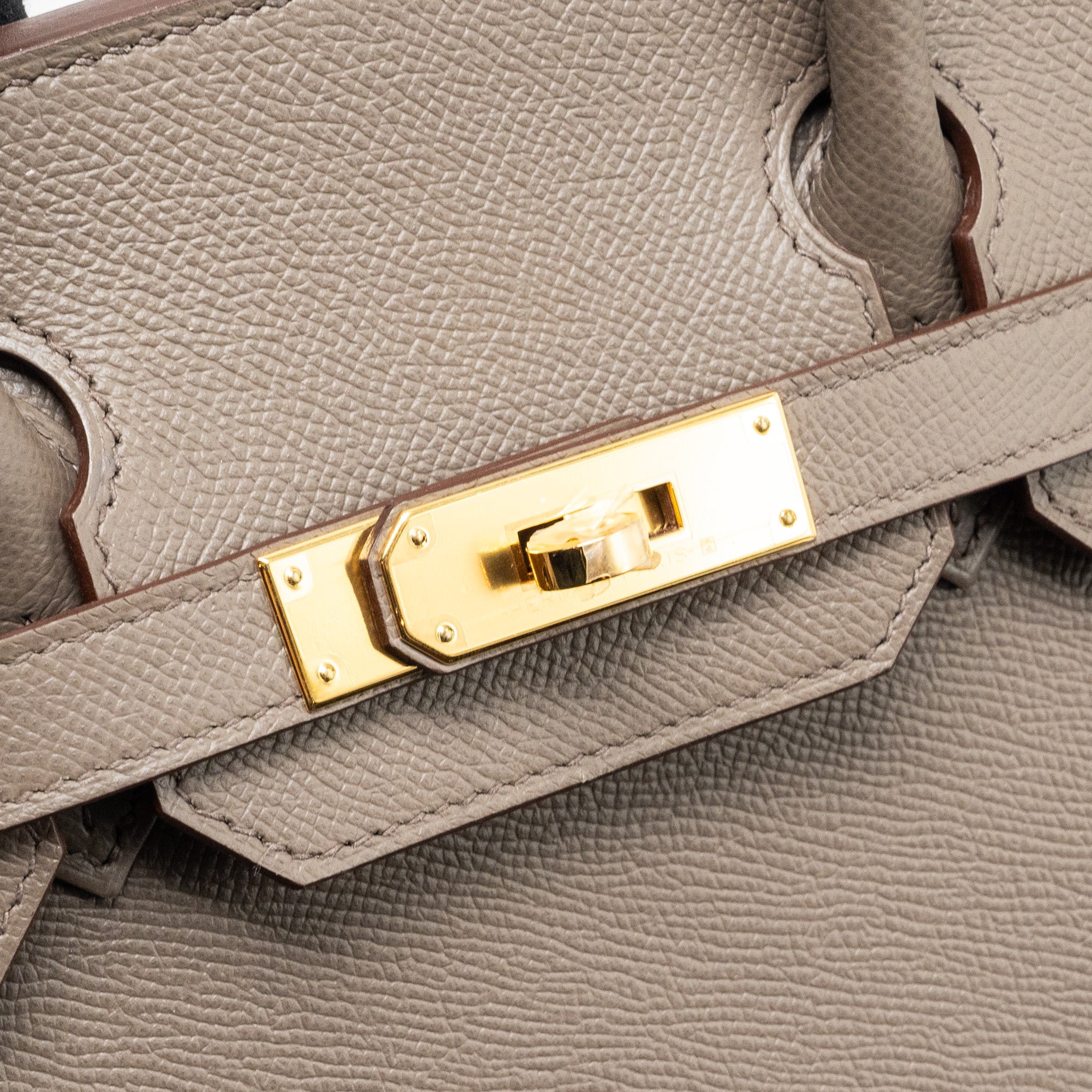 HERMES BIRKIN 30 SELLIER EPSOM GRIS ETAIN GHW