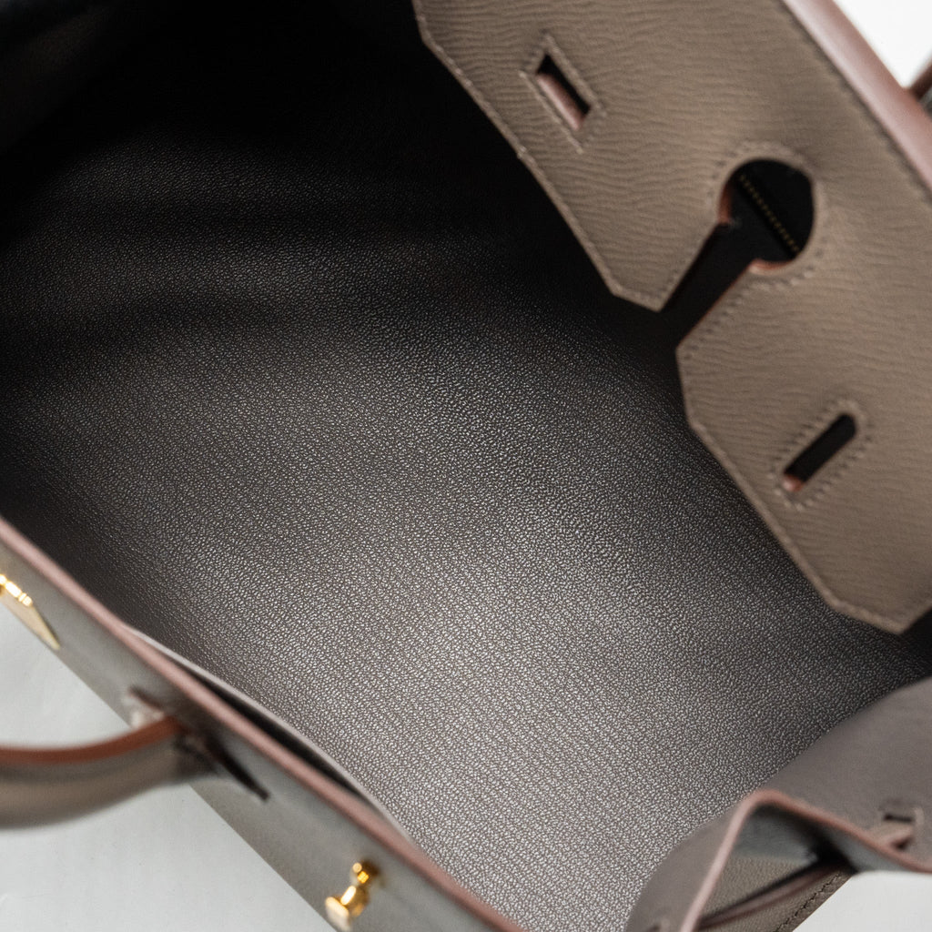 HERMES BIRKIN 30 SELLIER EPSOM GRIS ETAIN GHW