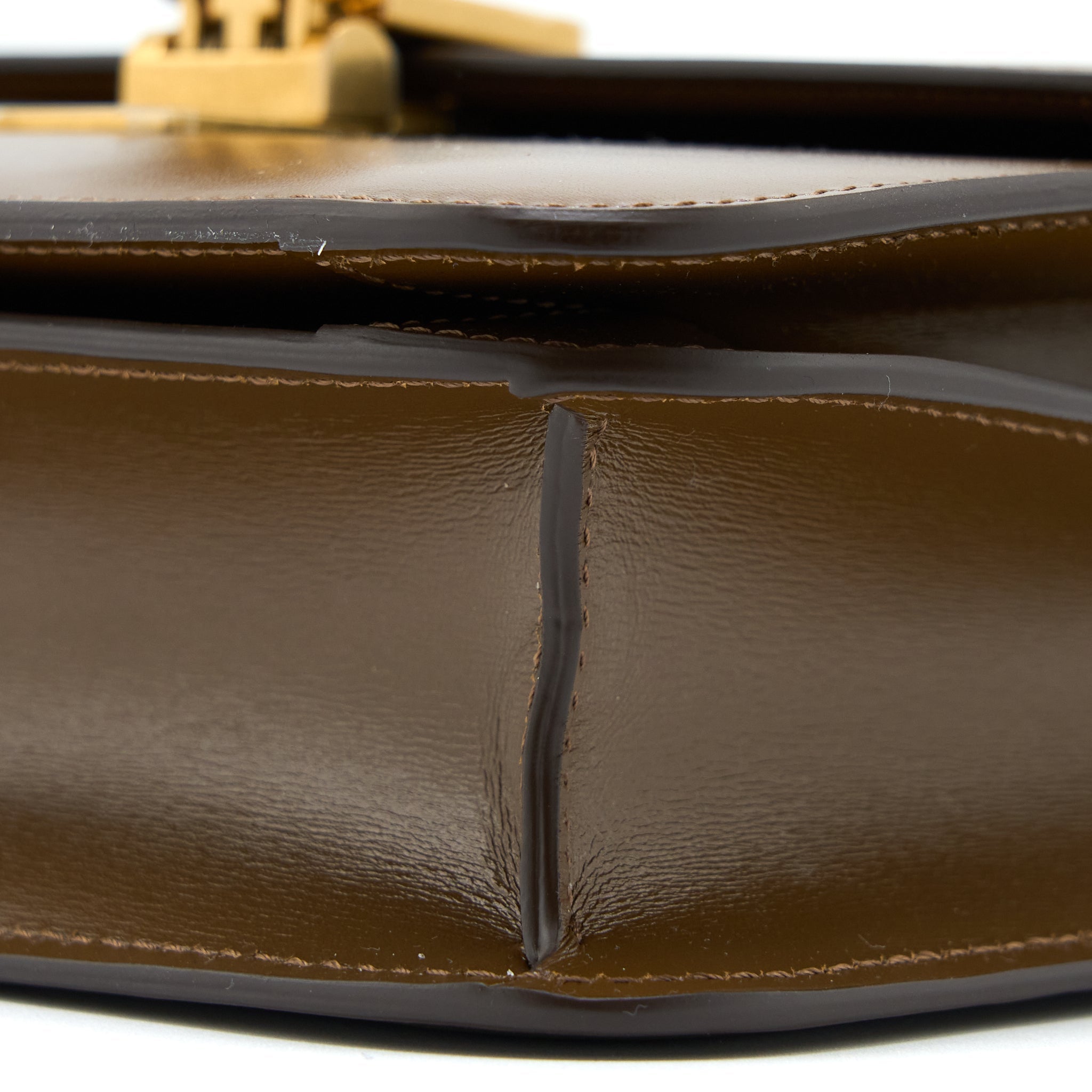 CELINE TEEN CLASSIC BAG IN BOX CALFSKIN CAMEL GHW