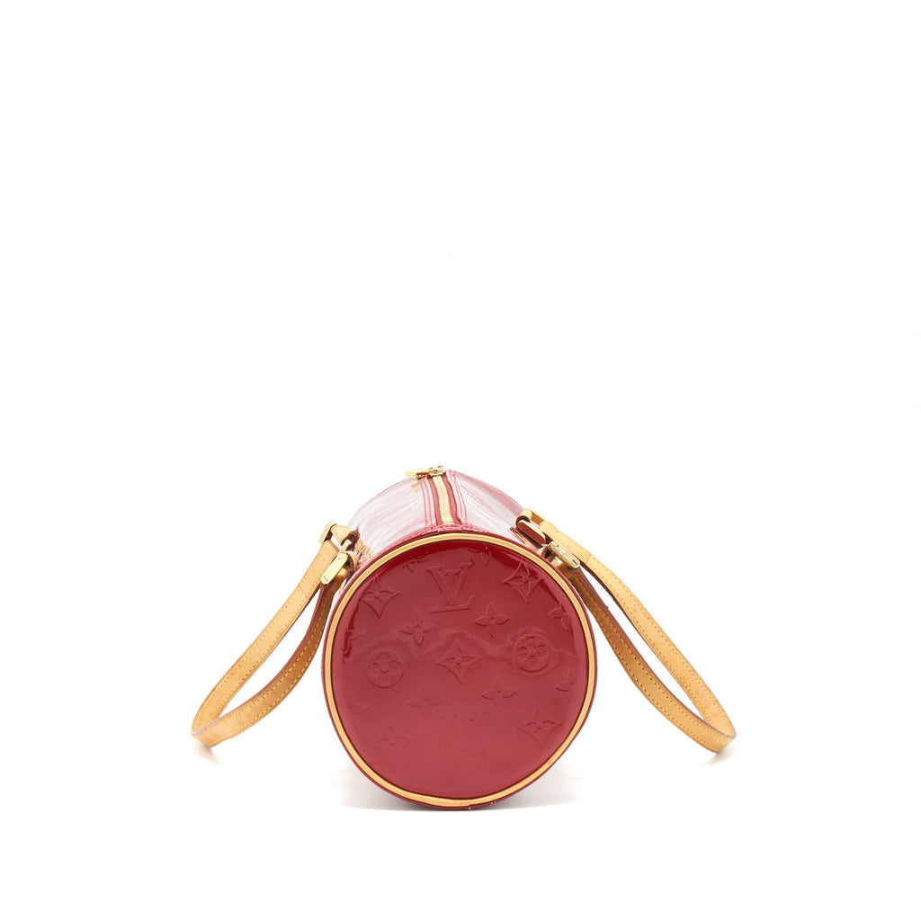 LOUIS VUITTON VINTAGE VERNIS PAPILLON BAG RED