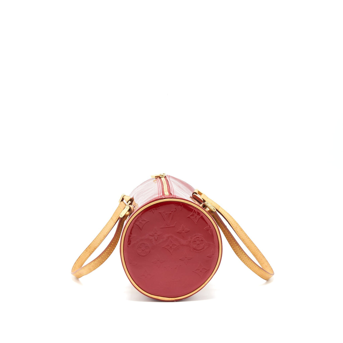 LOUIS VUITTON VINTAGE VERNIS PAPILLON BAG RED