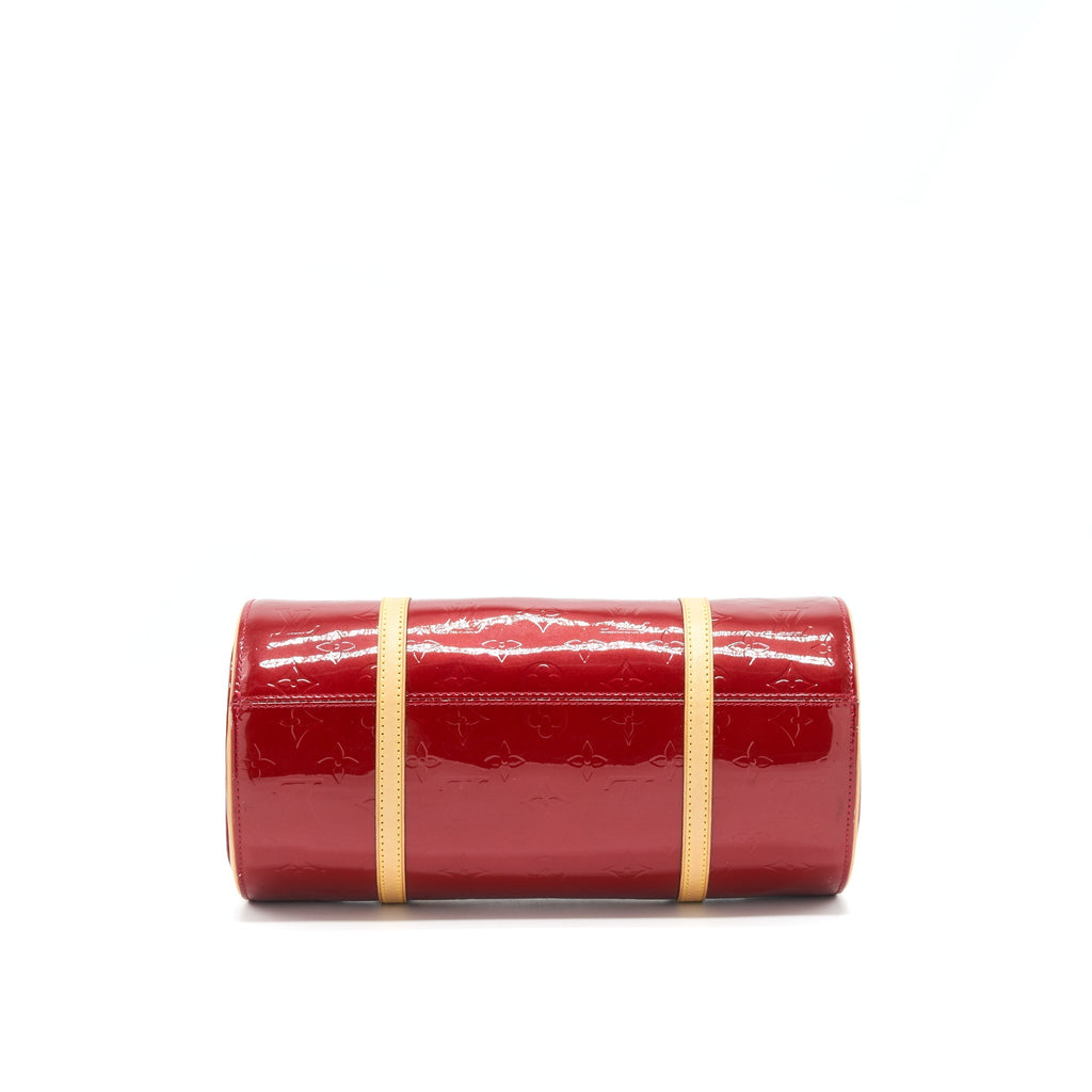 LOUIS VUITTON VINTAGE VERNIS PAPILLON BAG RED
