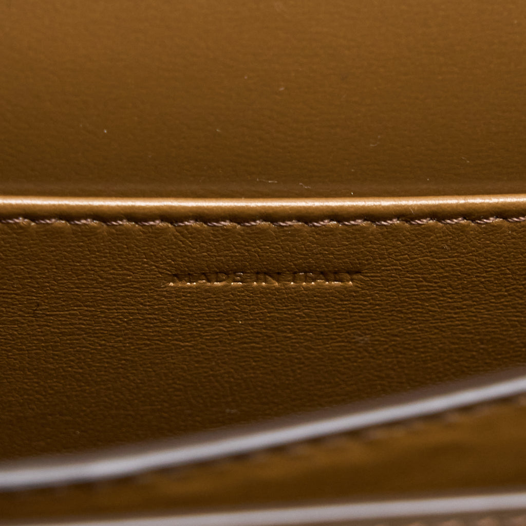 CELINE TEEN CLASSIC BAG IN BOX CALFSKIN CAMEL GHW