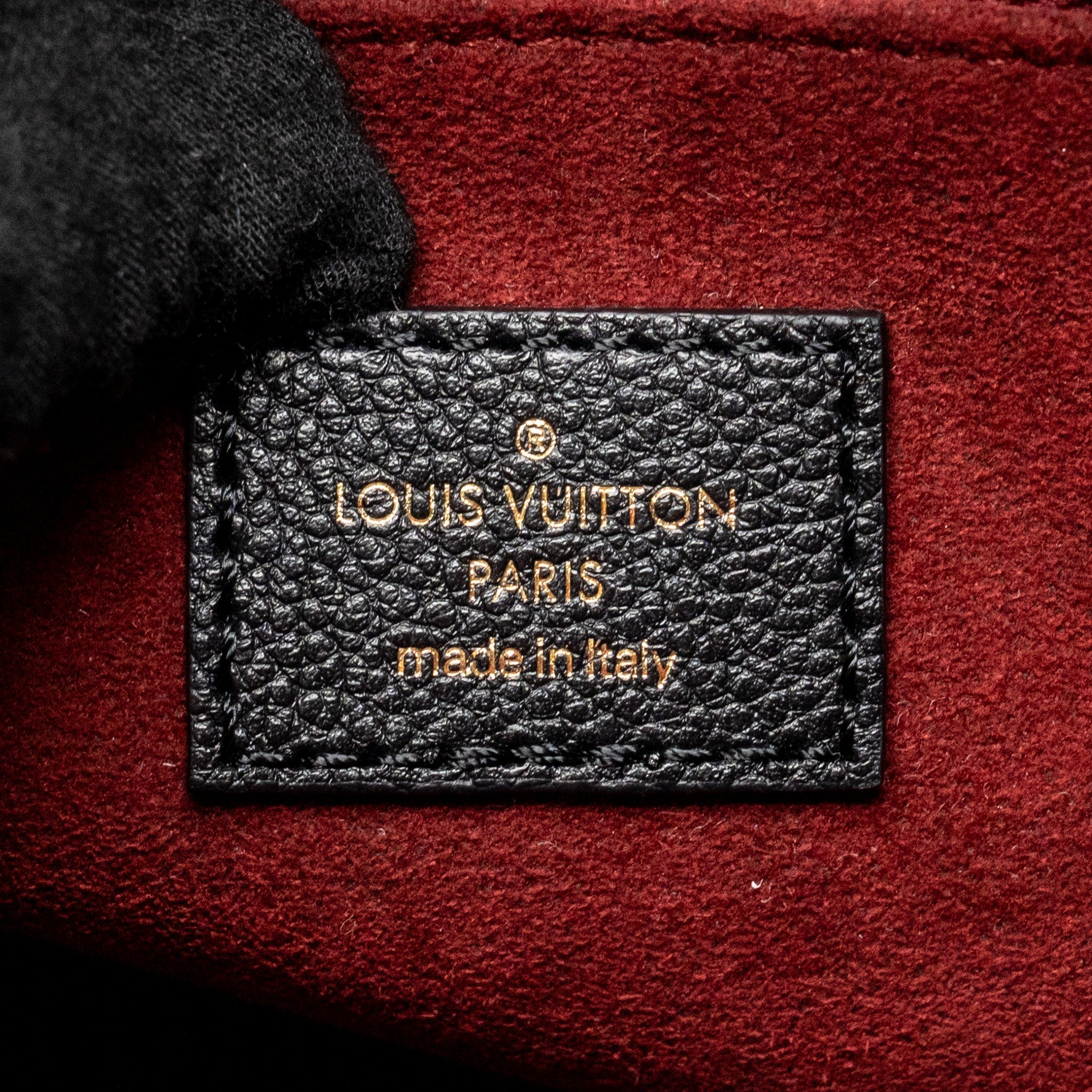 LOUIS VUITTON ONTHEGO BB BICOLOUR MONOGRAM EMPREINTE LEATHER BLACK/BEIGE GHW