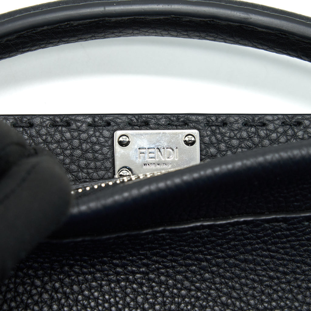 FENDI PEEKABOO ICONIC FIT MINI BLACK WITH SHW