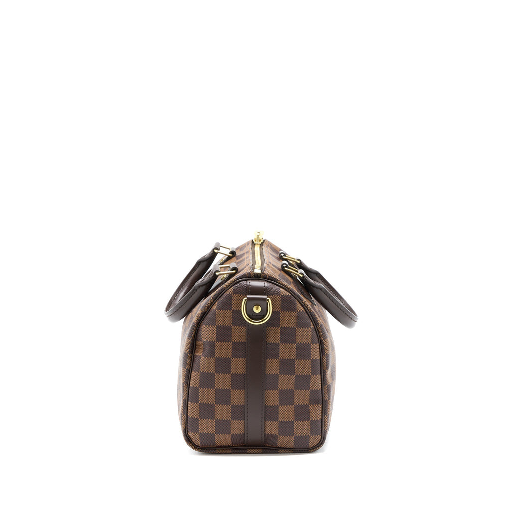 LOUIS VUITTON SPEEDY BANDOULIERE 25 DAMIER EBENE CANVAS GHW
