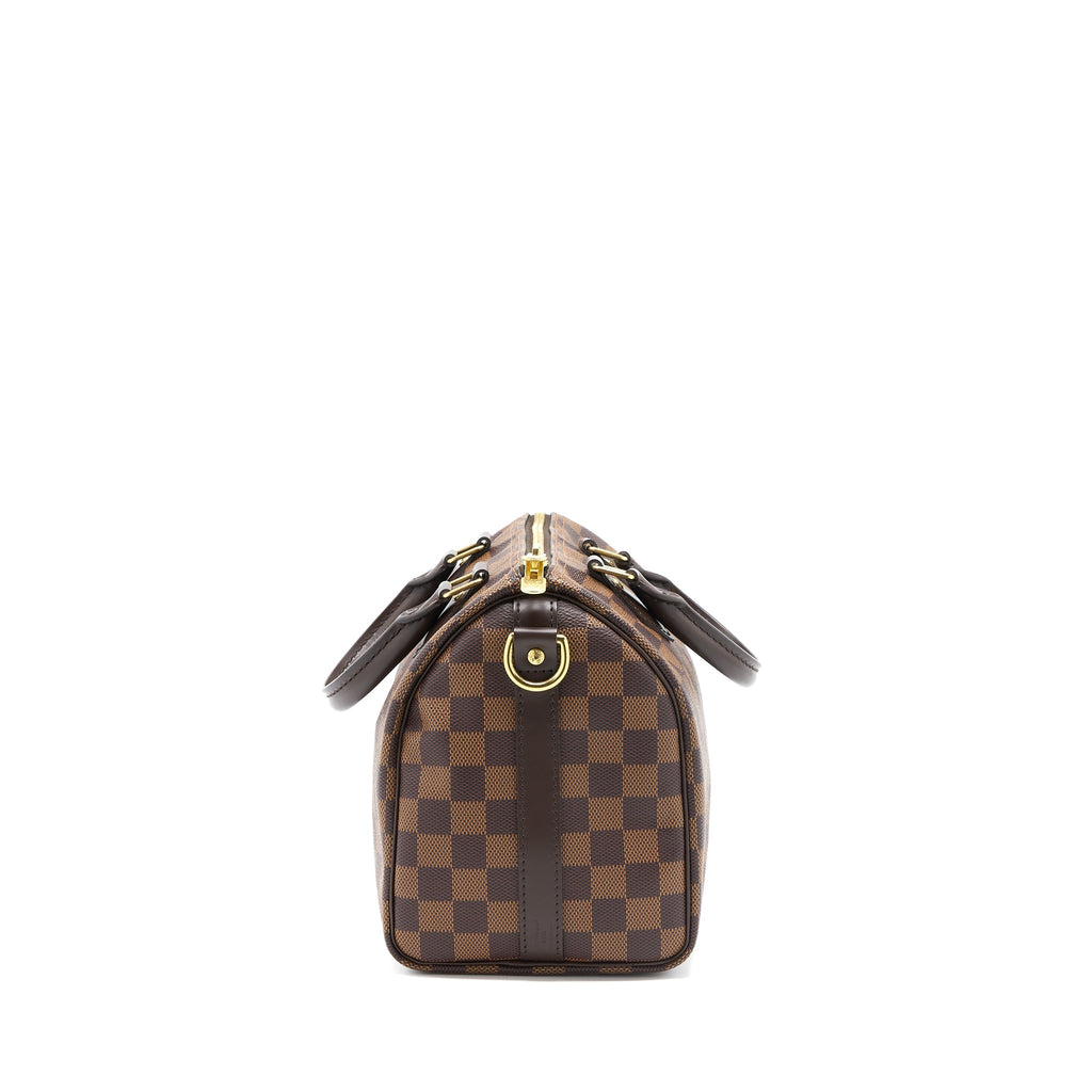 LOUIS VUITTON SPEEDY BANDOULIERE 25 DAMIER EBENE CANVAS GHW