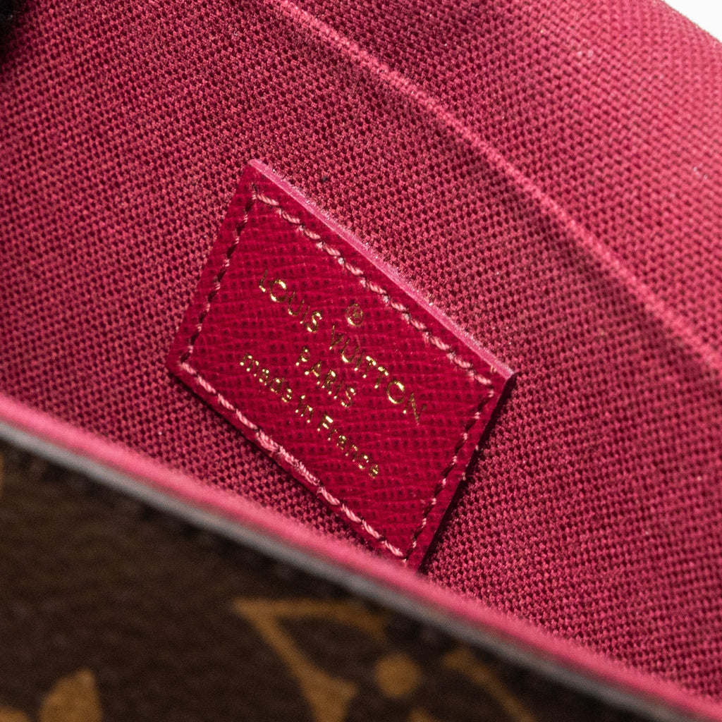 LOUIS VUITTON FELICIE POCHETTE MONOGRAM CANVAS GHW