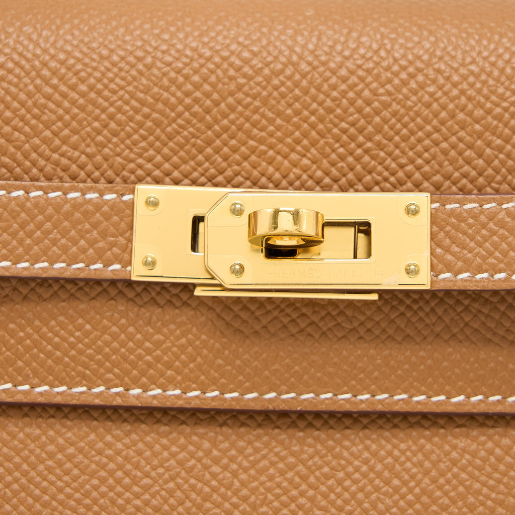 Hermes Kelly To Go Epsom Gold GHW