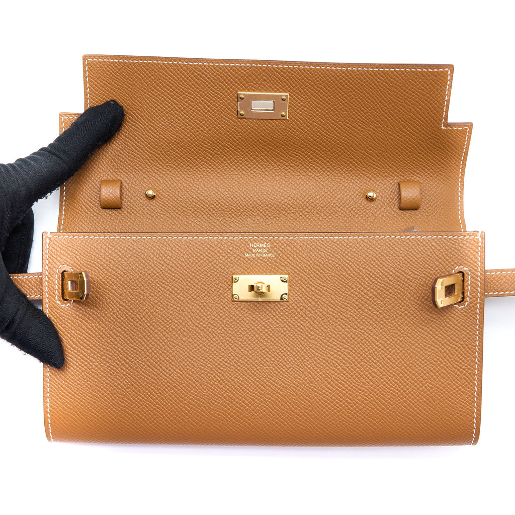 Hermes Kelly To Go Epsom Gold GHW