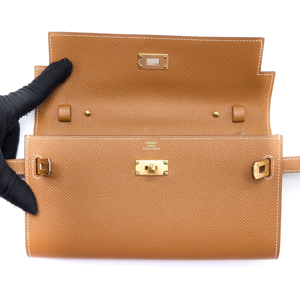 Hermes Kelly To Go Epsom Gold GHW