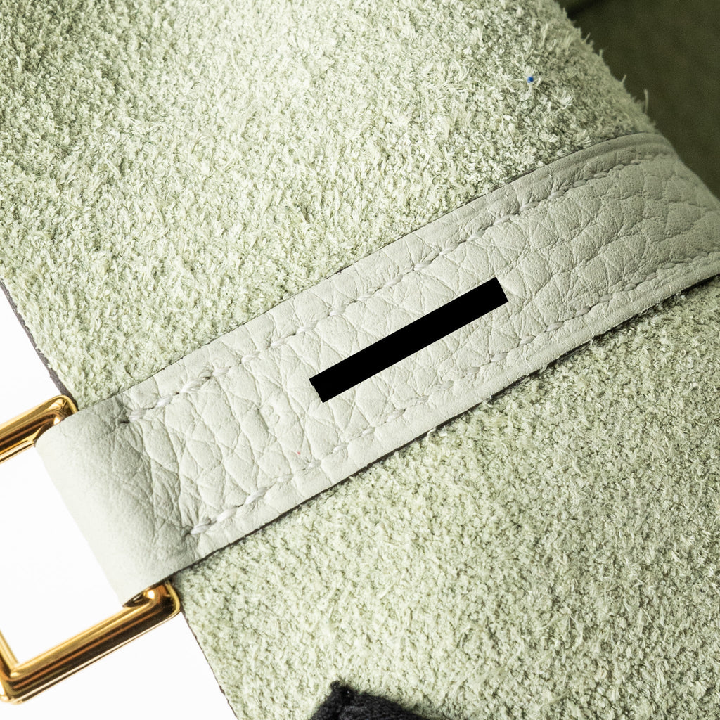 HERMES PICOTIN 18 LOCK BAG CLEMENCE GRIS NEVE GHW