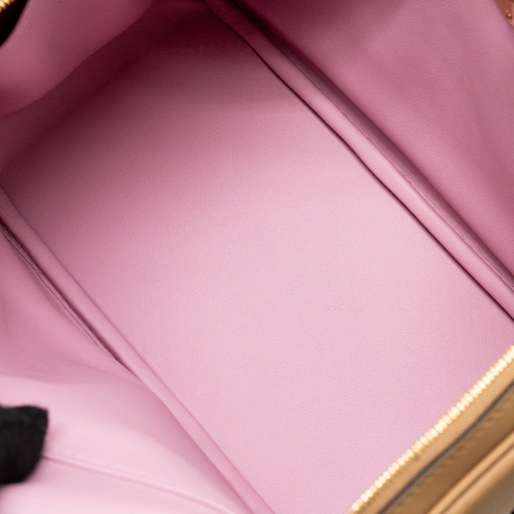 HERMES LINDY 26 SWIFT CHAI / MAUVE SYLVESTRE GHW
