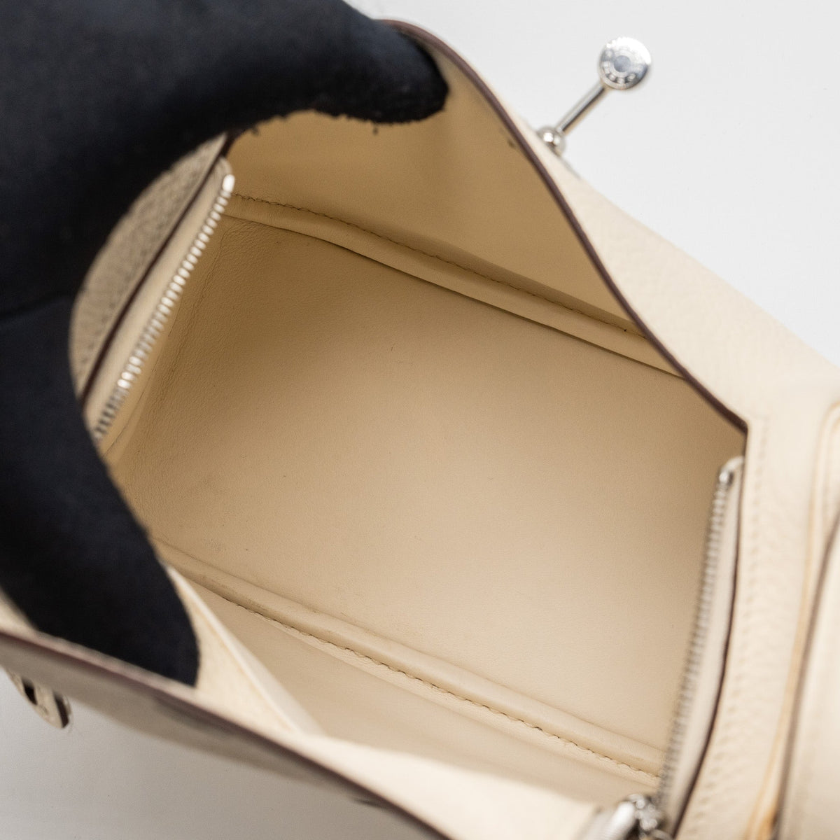 Hermes mini lindy clemence nata SHW
