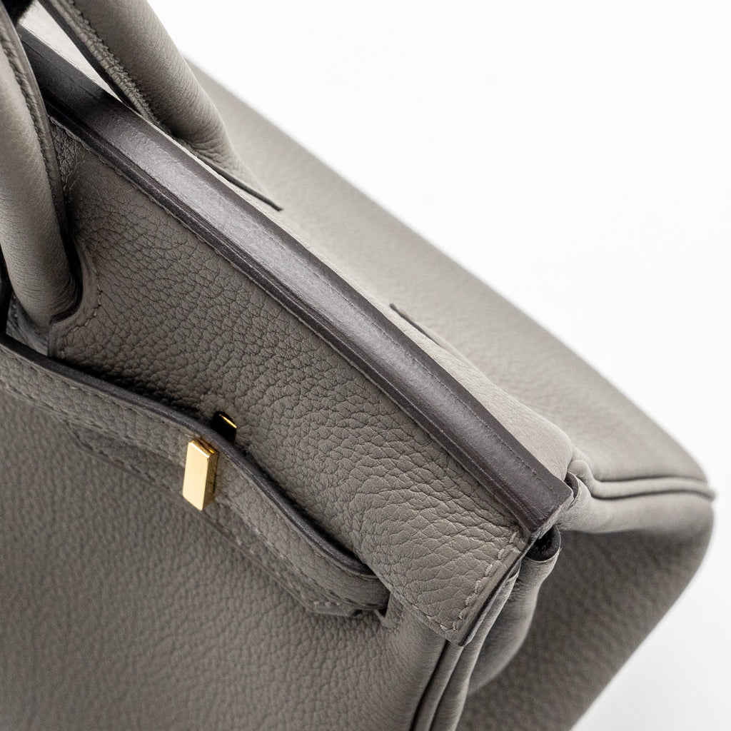 HERMES BIRKIN 25 TOGO GRIS MEYER GHW