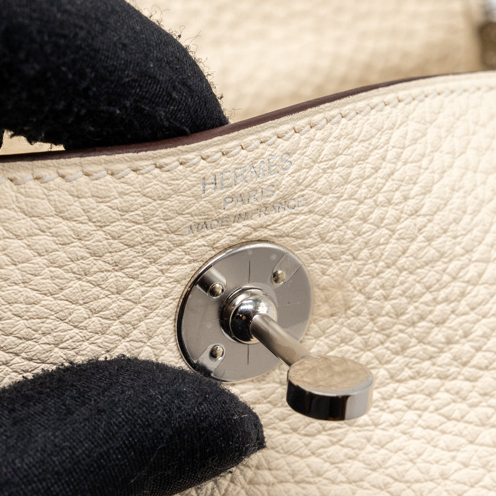 Hermes mini lindy clemence nata SHW
