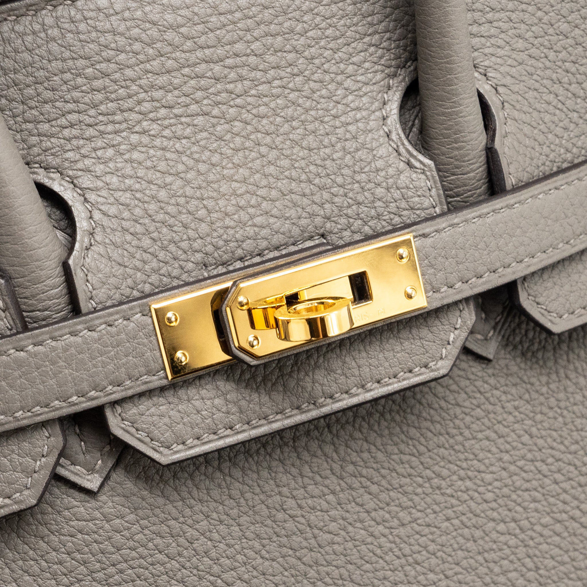 HERMES BIRKIN 25 TOGO GRIS MEYER GHW