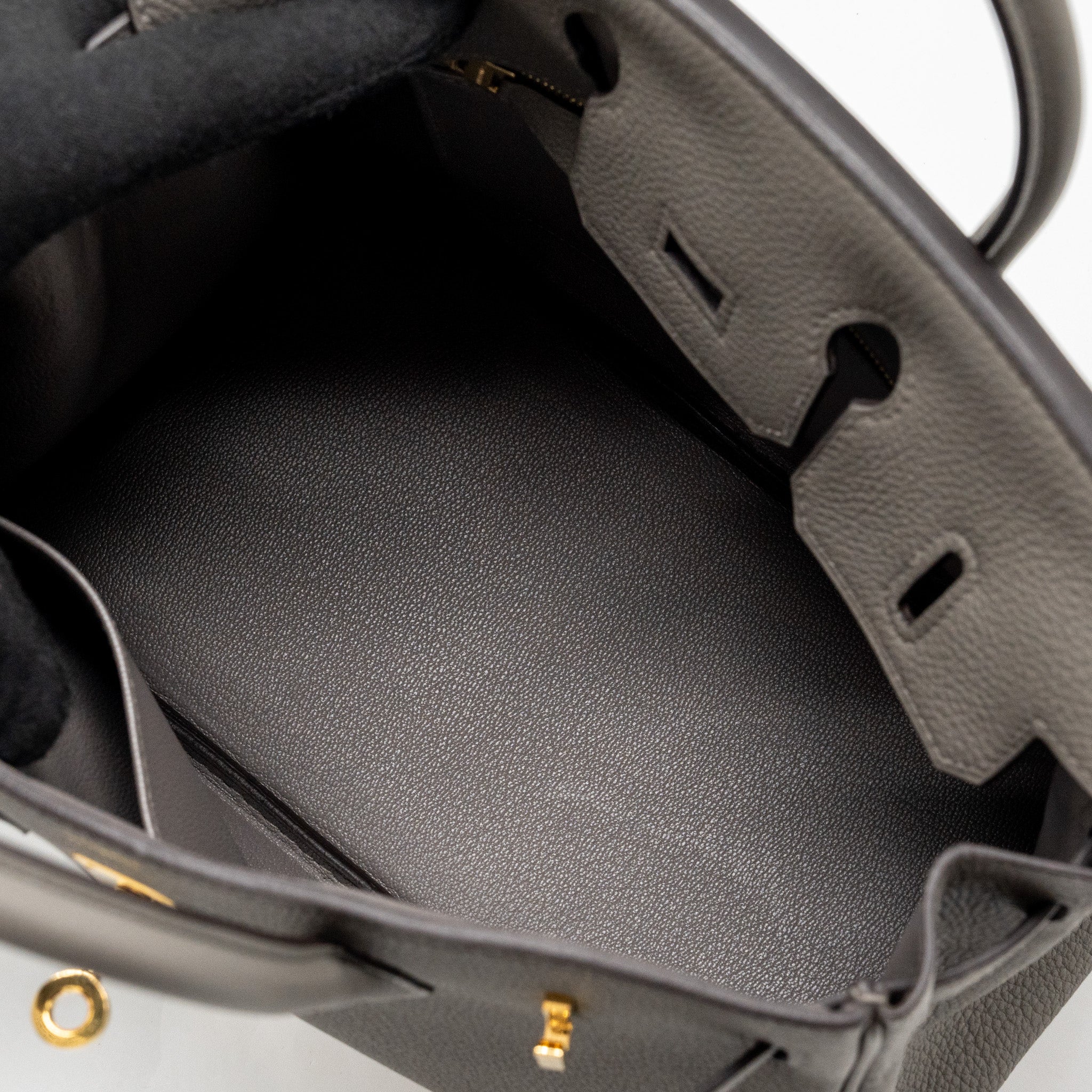HERMES BIRKIN 25 TOGO GRIS MEYER GHW
