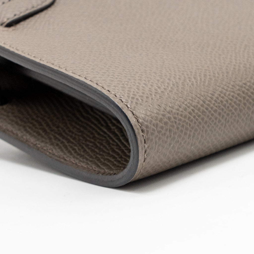 HERMES KELLY TO GO EPSOM GRIS ETAIN GHW