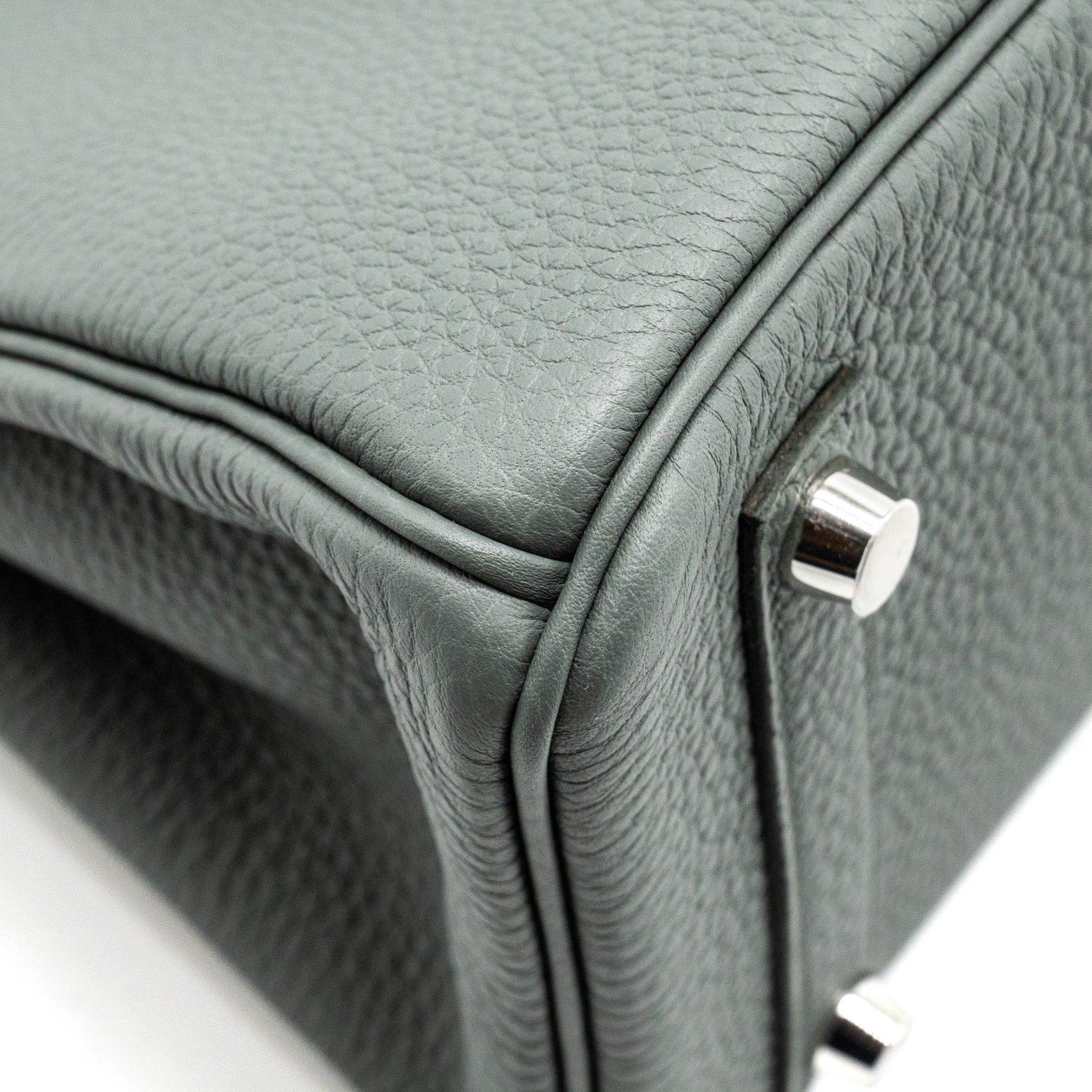 HERMES BIRKIN 25 TOGO VERT AMANDE SHW