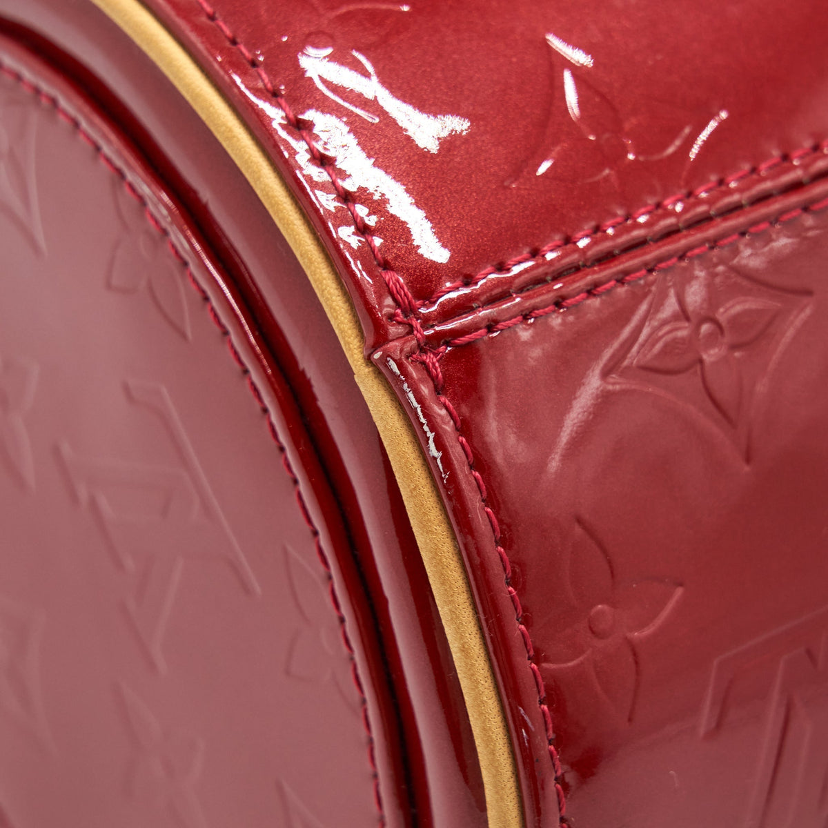 LOUIS VUITTON VINTAGE VERNIS PAPILLON BAG RED