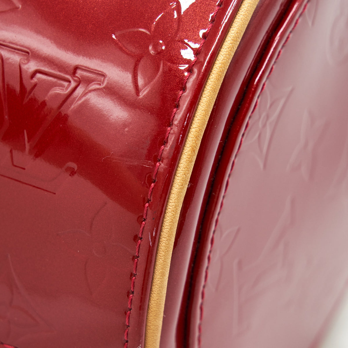 LOUIS VUITTON VINTAGE VERNIS PAPILLON BAG RED