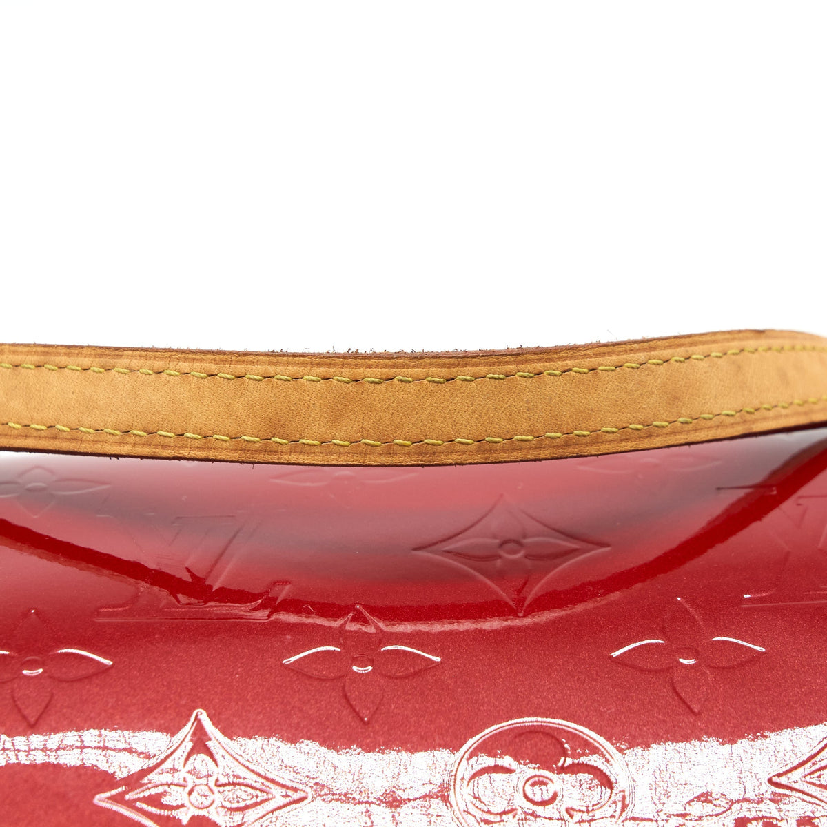 LOUIS VUITTON VINTAGE VERNIS PAPILLON BAG RED