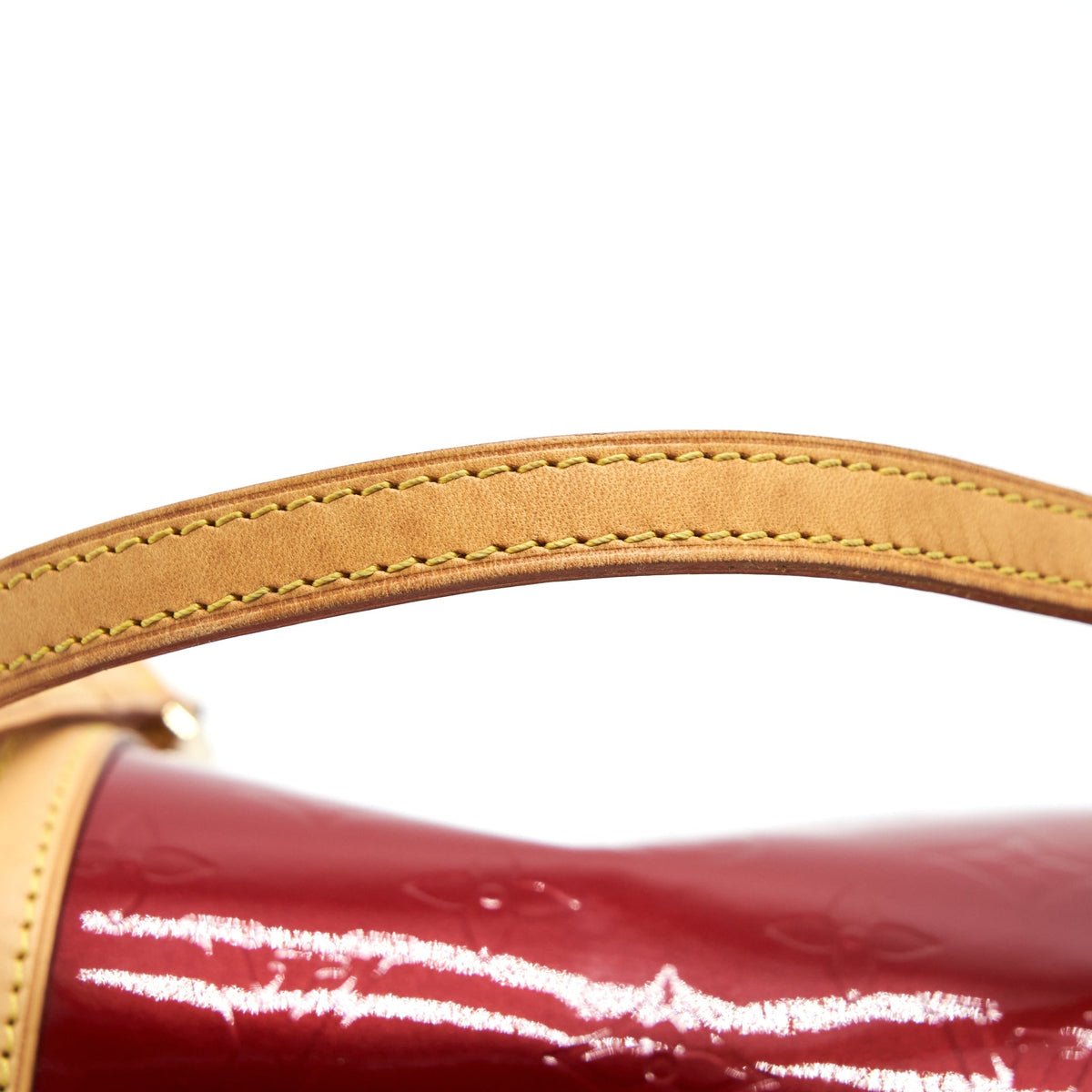 LOUIS VUITTON VINTAGE VERNIS PAPILLON BAG RED