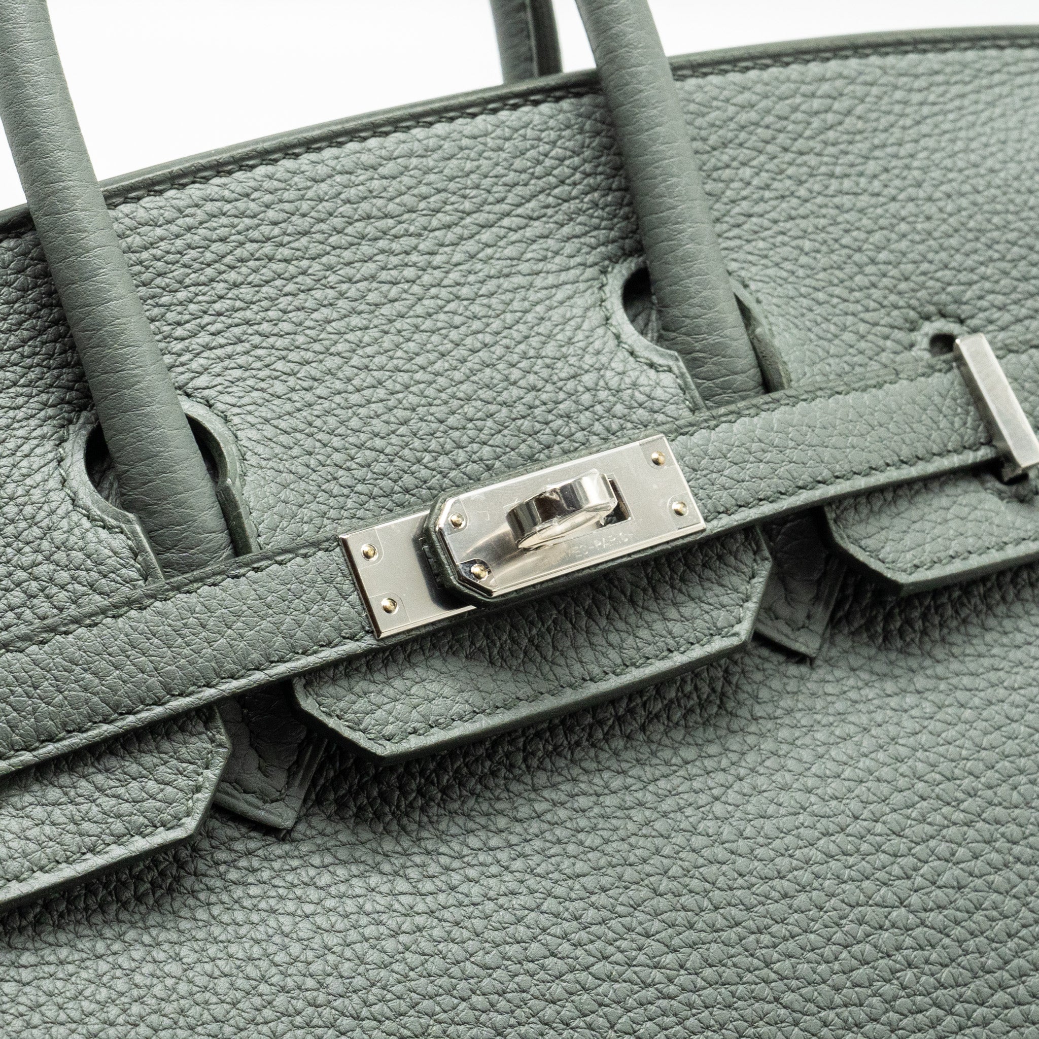 HERMES BIRKIN 25 TOGO VERT AMANDE SHW