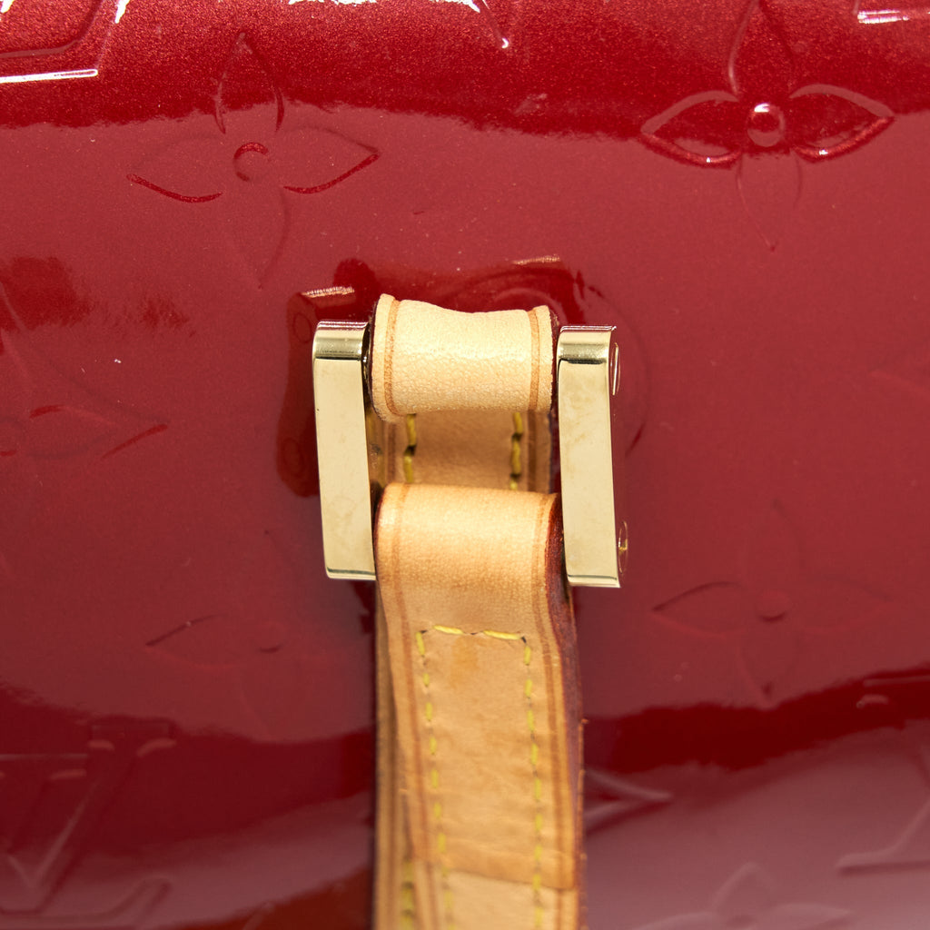 LOUIS VUITTON VINTAGE VERNIS PAPILLON BAG RED