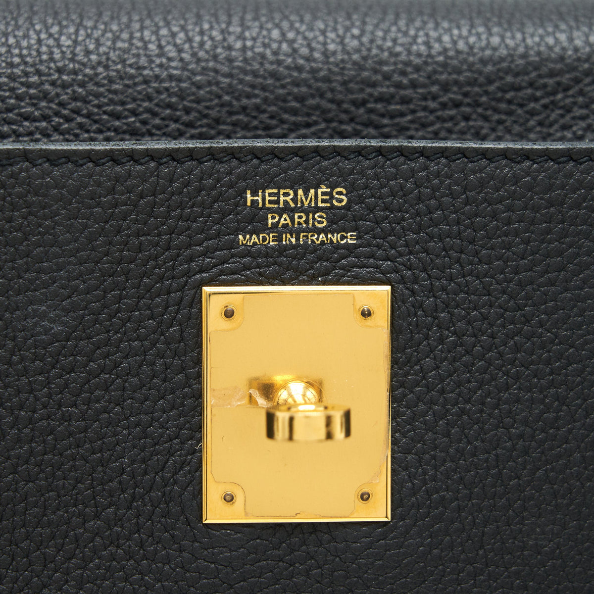 Hermes Kelly 32 Togo black GHW
