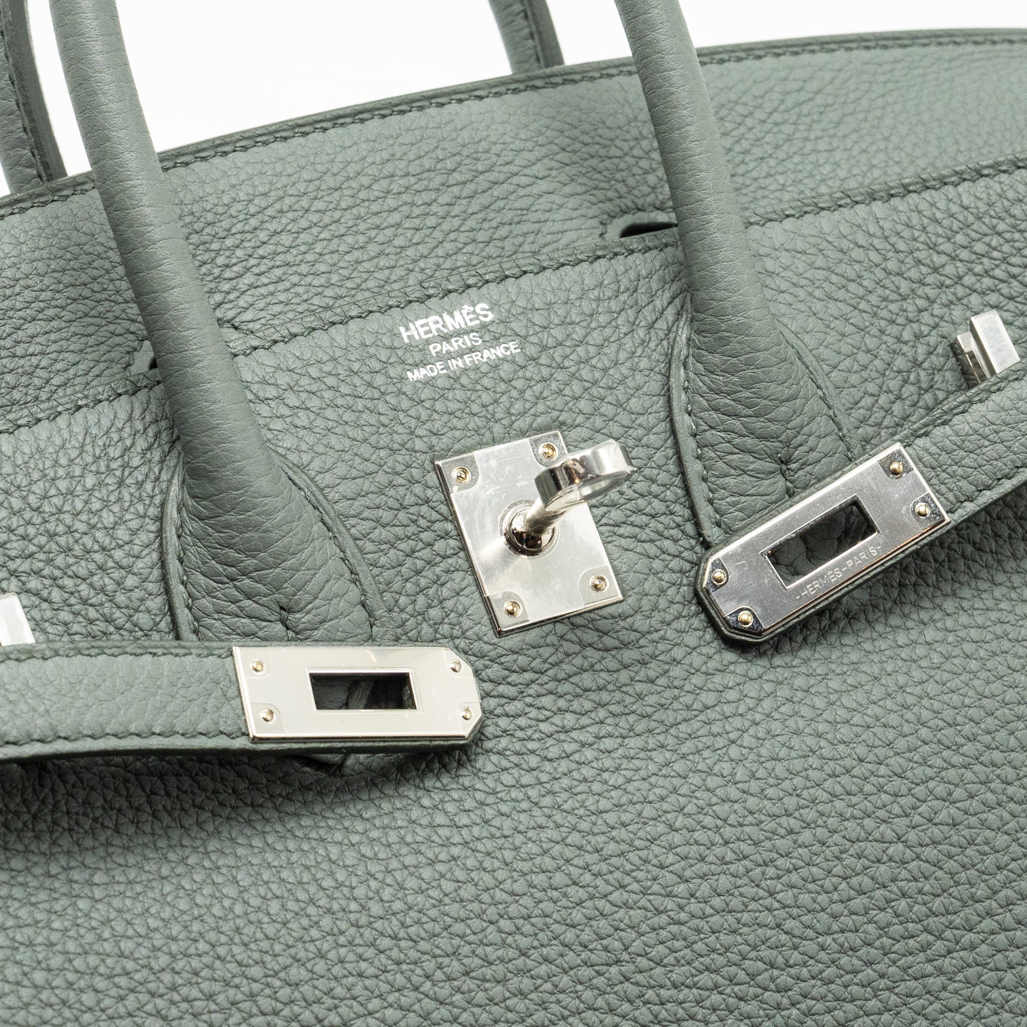 HERMES BIRKIN 25 TOGO VERT AMANDE SHW