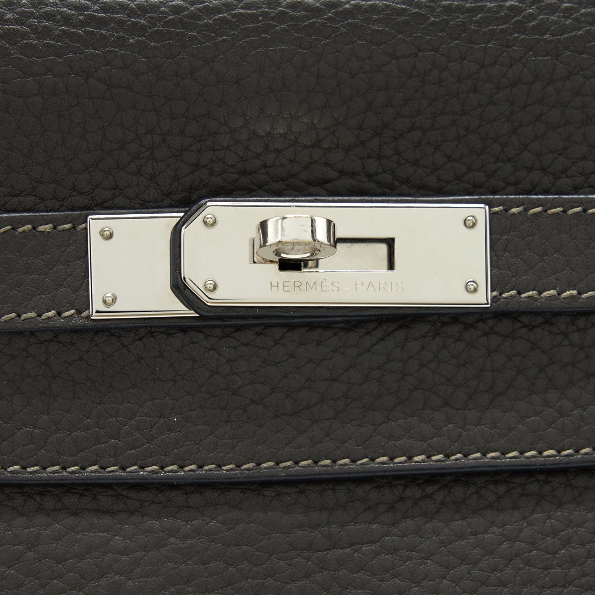 Hermes Kelly 32 Dark Grey SHW