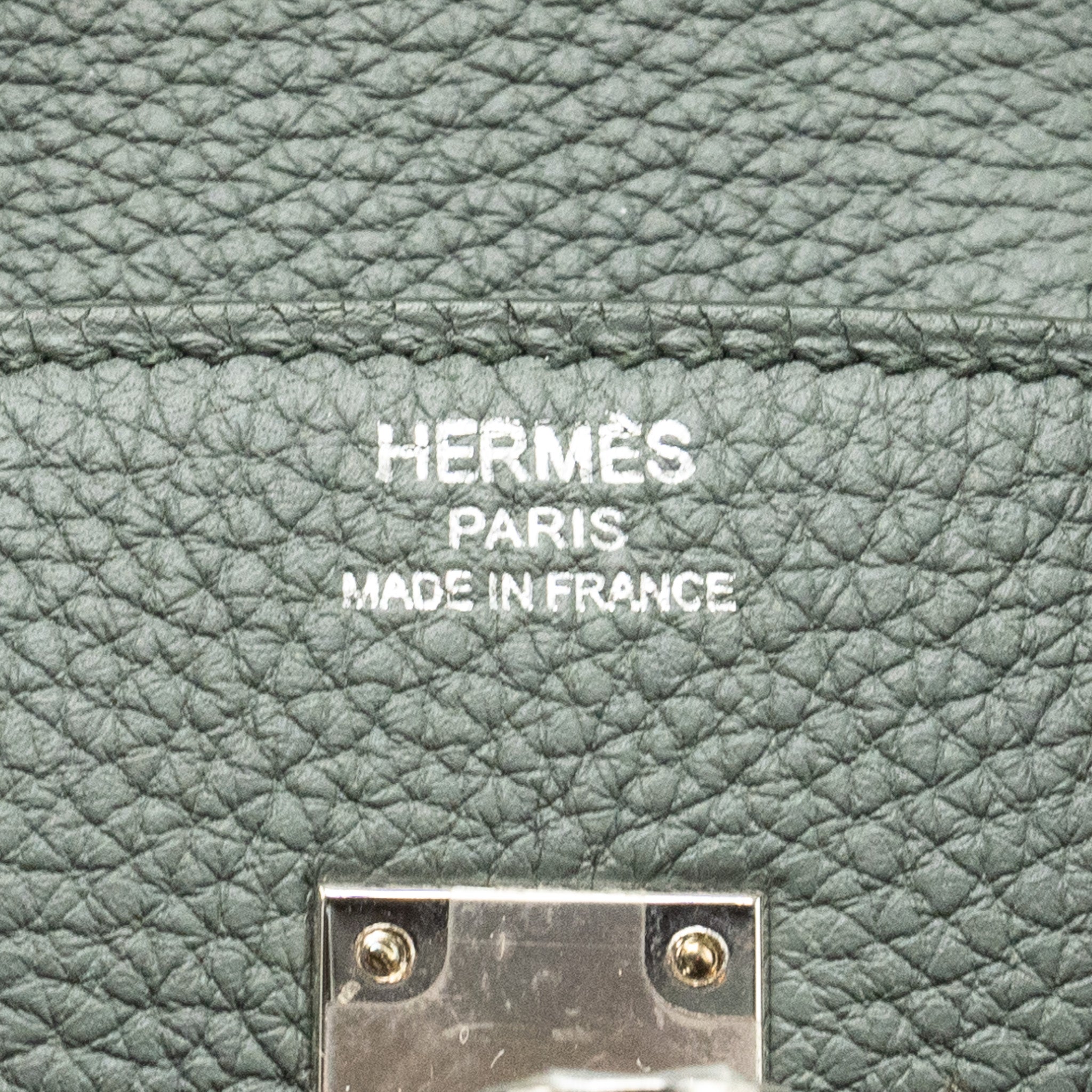 HERMES BIRKIN 25 TOGO VERT AMANDE SHW