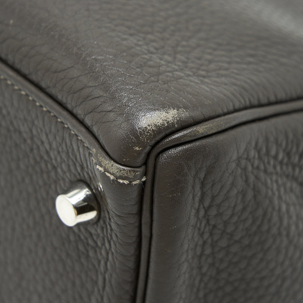 Hermes Kelly 32 Dark Grey SHW