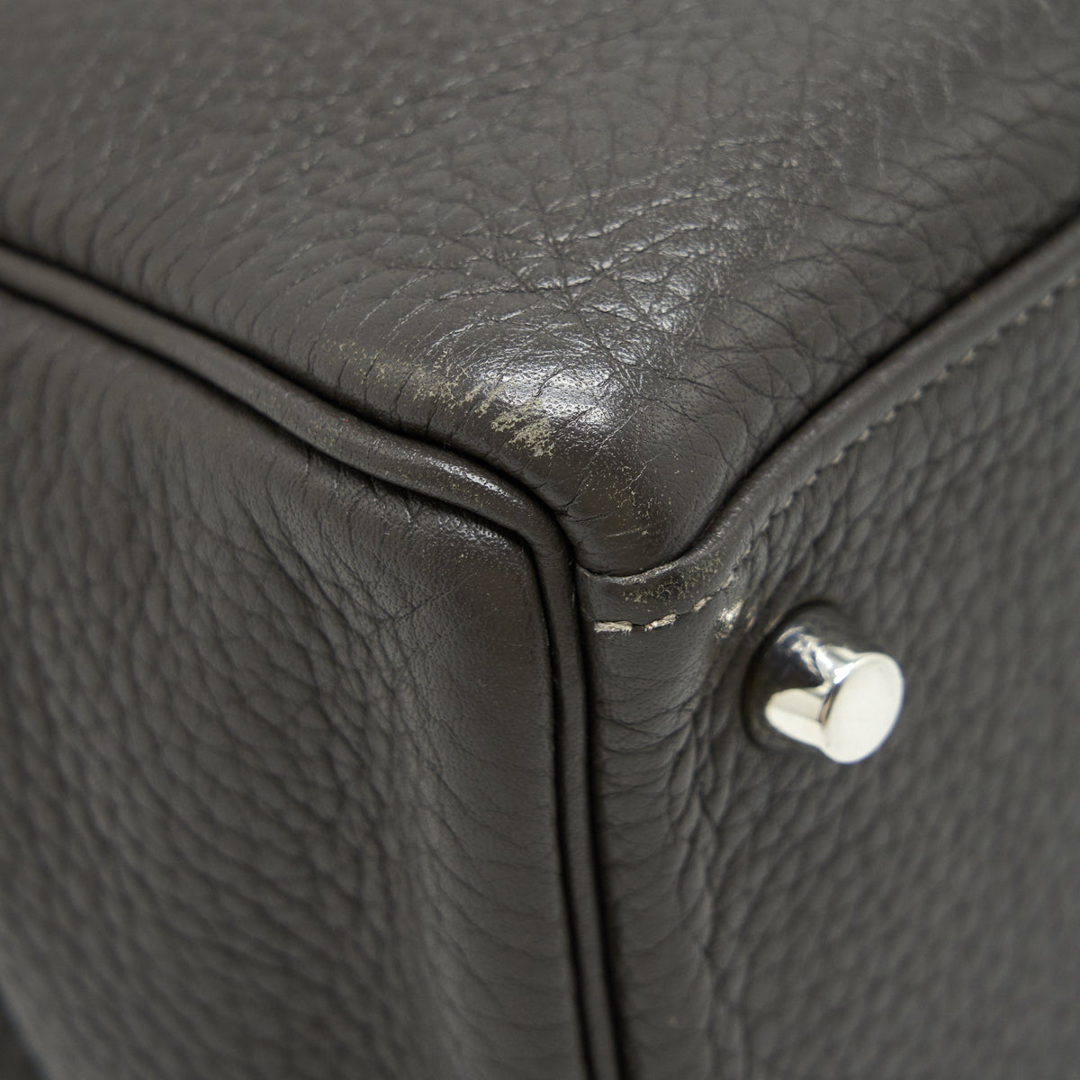 Hermes Kelly 32 Dark Grey SHW