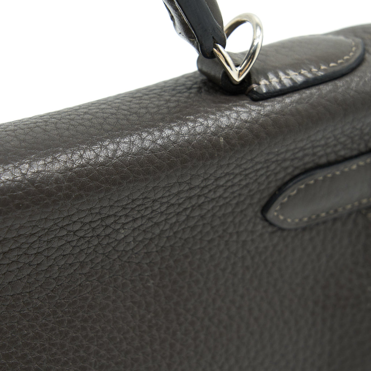 Hermes Kelly 32 Dark Grey SHW