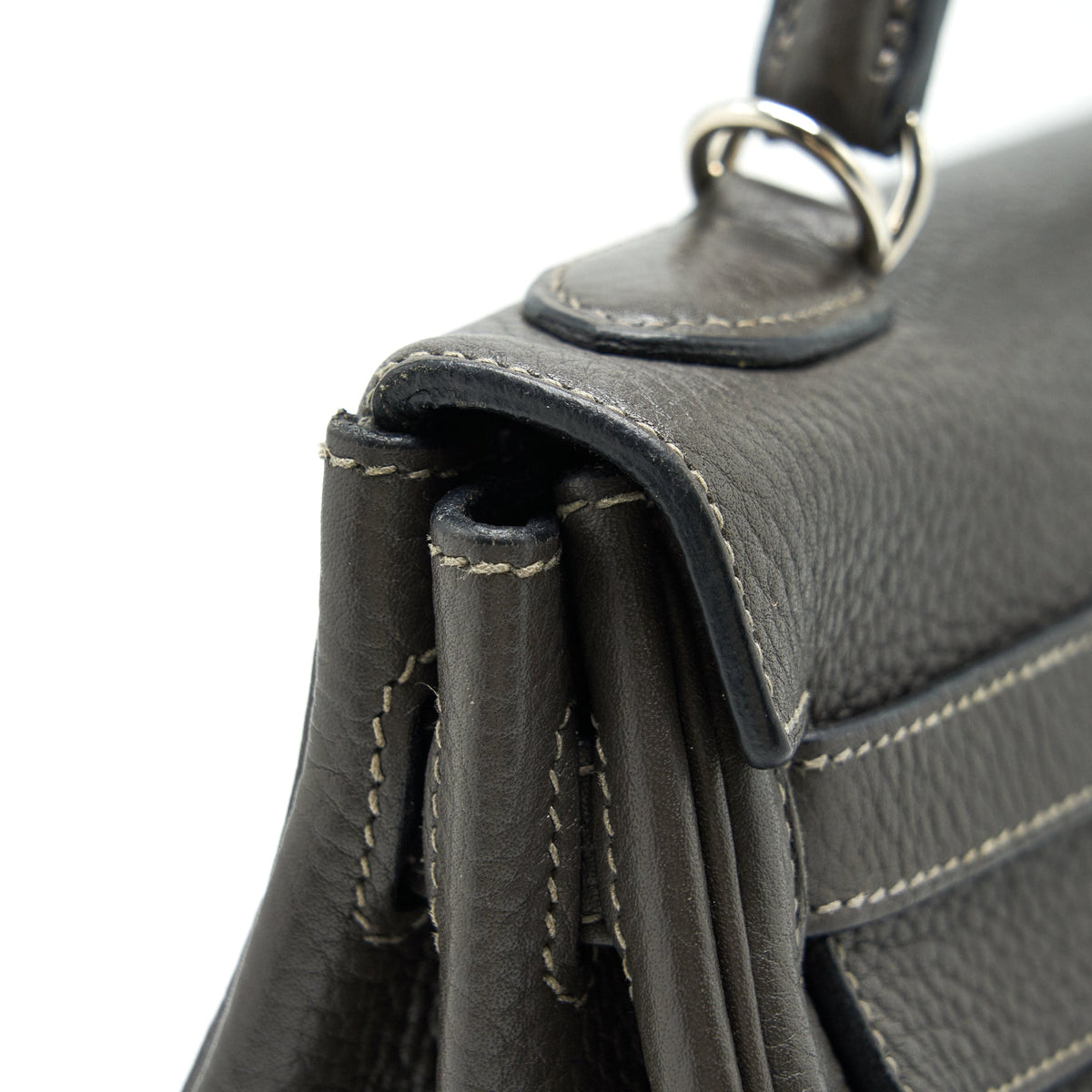 Hermes Kelly 32 Dark Grey SHW