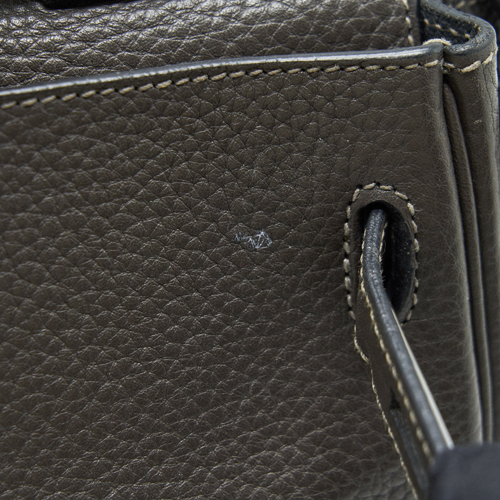 Hermes Kelly 32 Dark Grey SHW