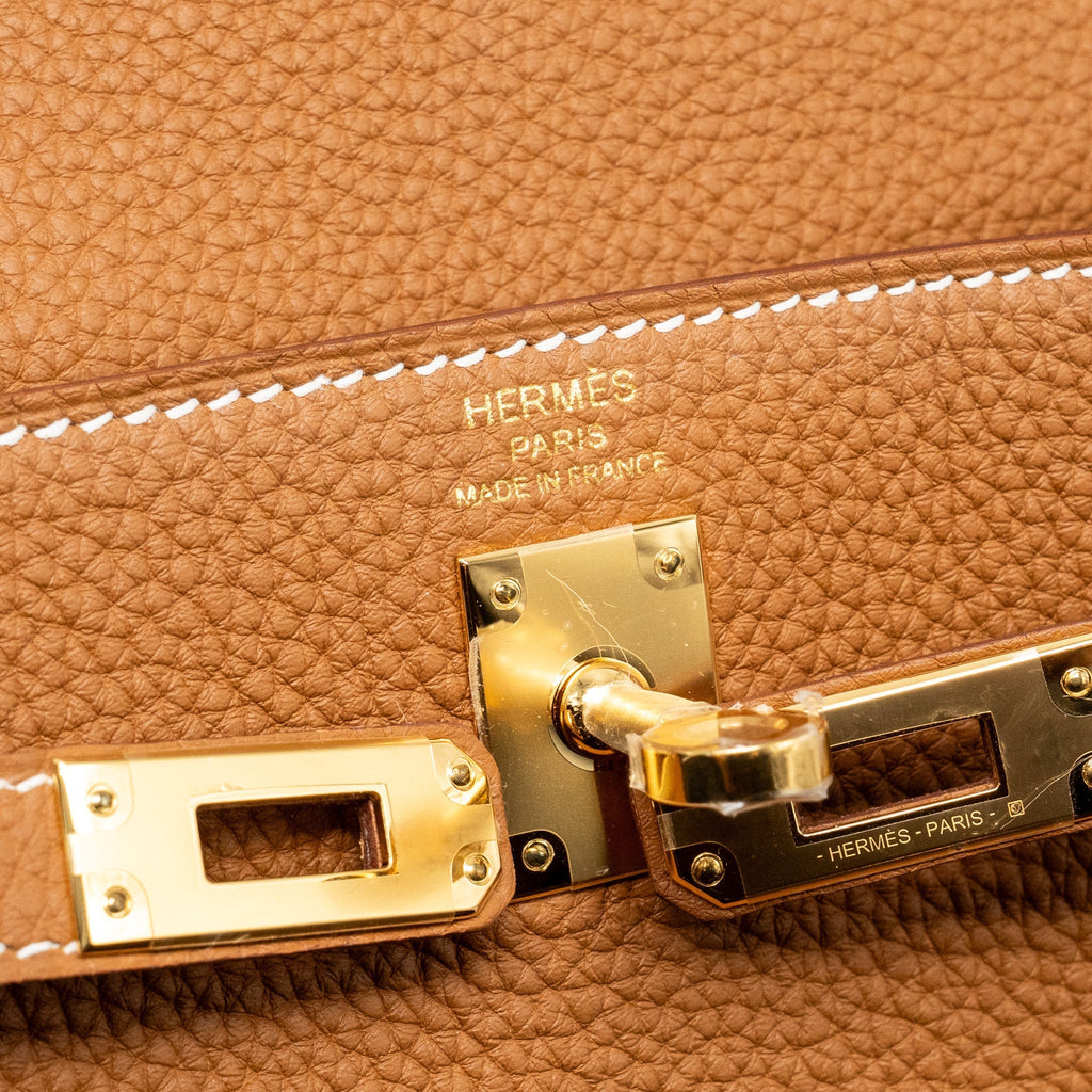 HERMES KELLY 25 TOGO GOLD GHW