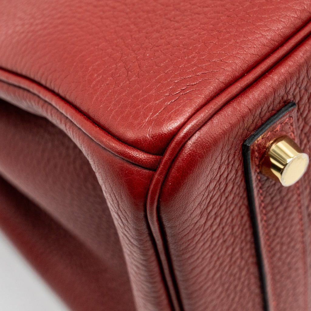 HERMES BIRKIN 30 TOGO ROUGE GRENAT GHW