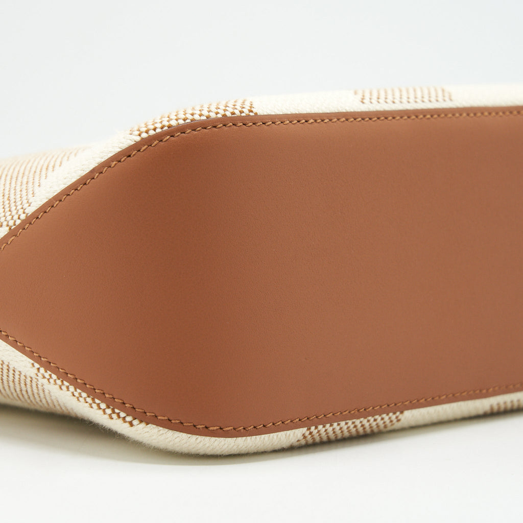 Hermes Cabas H en Biais 27 Bag Gold
