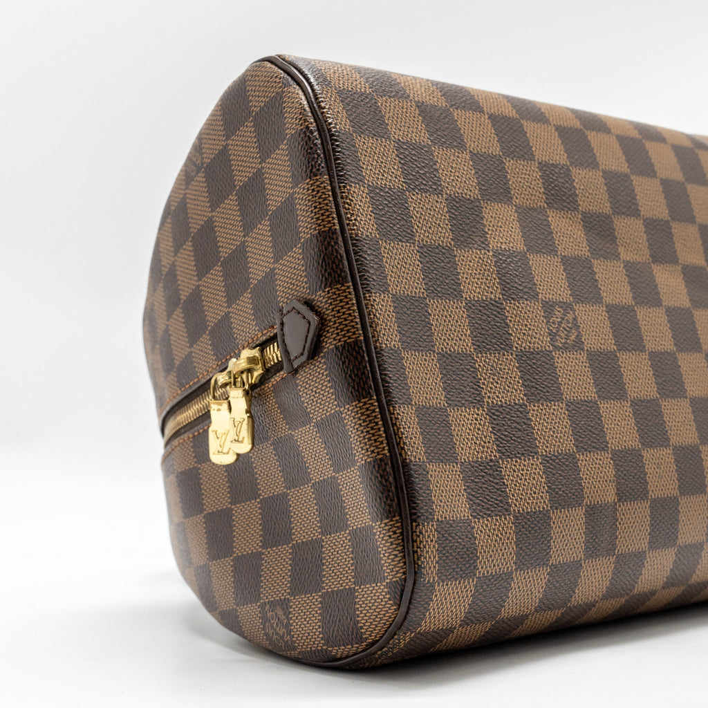 LOUIS VUITTON RIBERA MM TOTE DAMIER EBENE CANVAS GHW